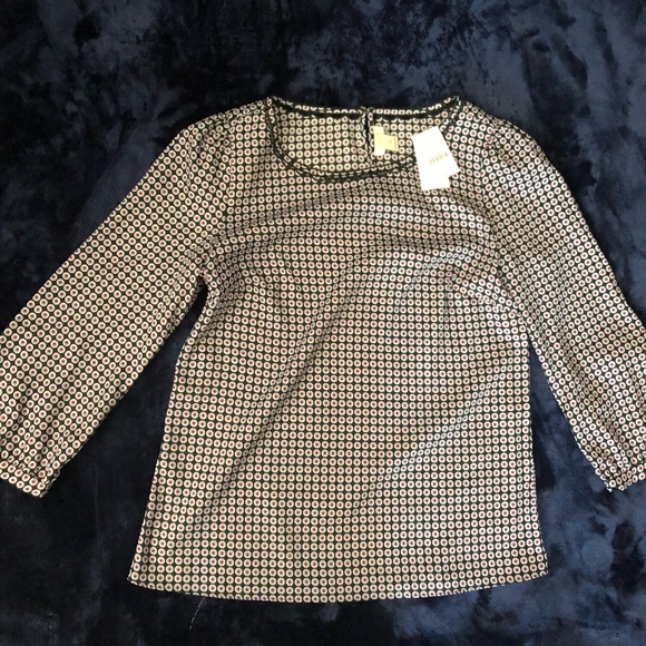 J. Crew Tops - 🔥J. Crew printer polyester blouse